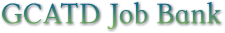 GCATD Job Bank GCATD Job Bank